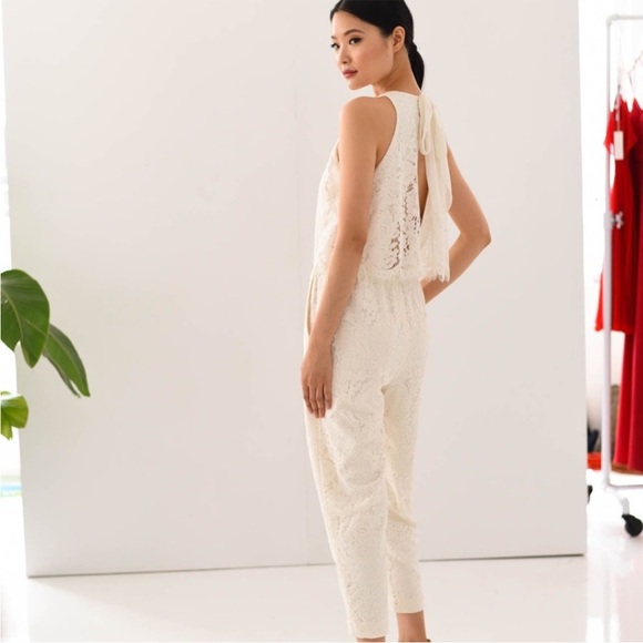Jenny Yoo Pants - Jenny Yoo Lace Jumpsuit 8